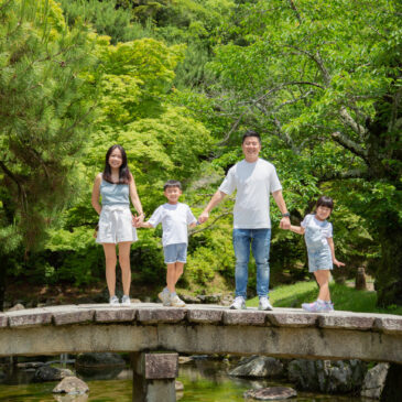Family photo session at Maruyama park