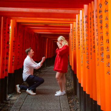 Not only cherry blossoms. We also capture surprise proposals in Japan