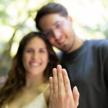 Memorable surprise proposal at Daigoji temple
