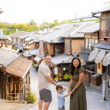 Lovely family photo session at Ninenzaka